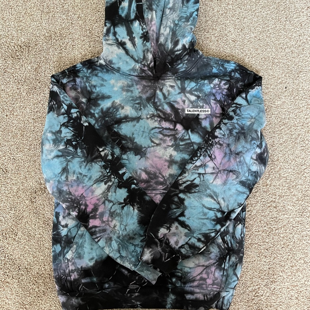 Talentless tie dye hoodie